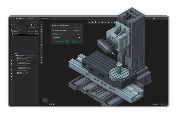 Aplicación de manufactura CNC preparada para cotización de ENCY