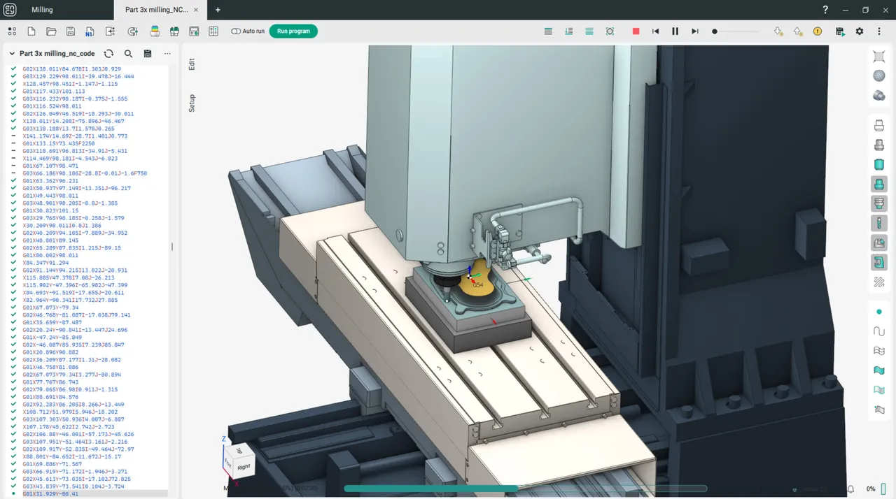 Simulación completa de una máquina CNC en ENCY Tuner