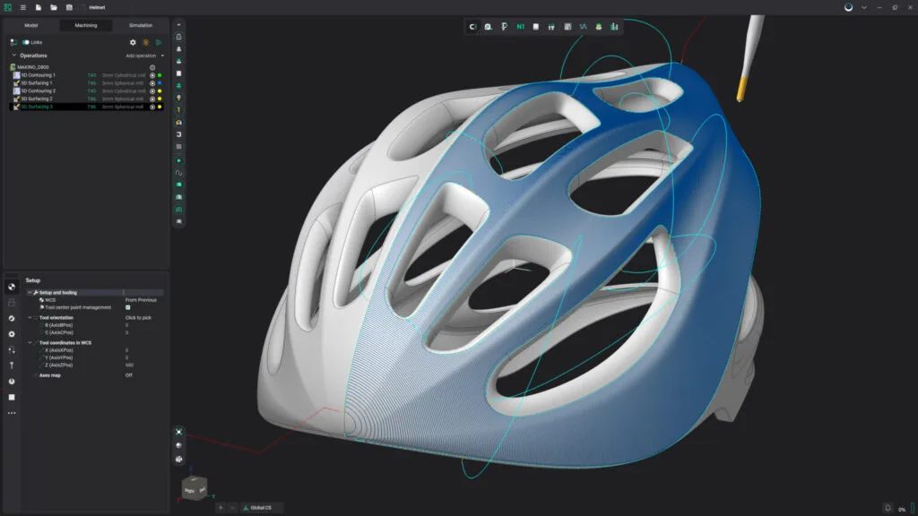 Interfaz conectada del ecosistema ENCY para programación CNC